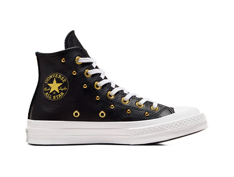 Zapatilla Converse Chuck 70 Studded Mujer Negro Real Kicks