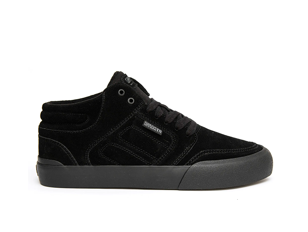 Zapatilla Gangsta Wallride Mid Unisex Negro