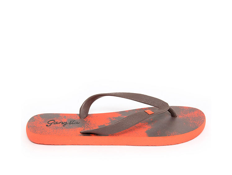 Sandalia Gangsta Tie Dye Hombre Rojo