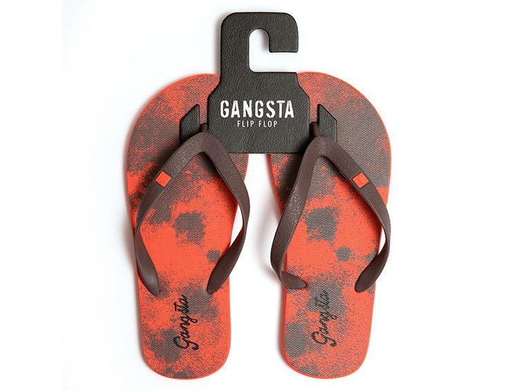 Sandalia Gangsta Tie Dye Hombre Rojo