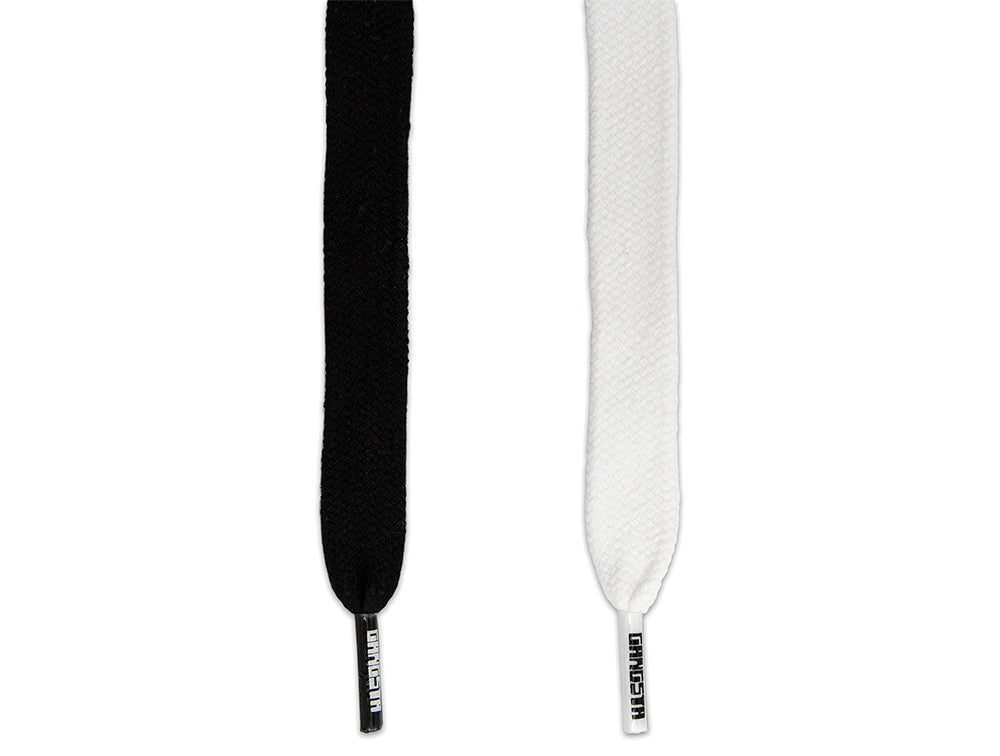 Cordones Gangsta SL Wide black-white