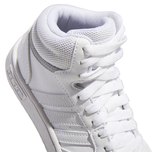 Zapatilla Adidas Hoops 3.0 Cuero Junior Blanco