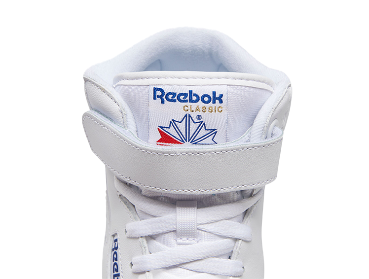 Zapatilla Reebok Ex O Fit Hi Cuero Hombre Blanco Real Kicks