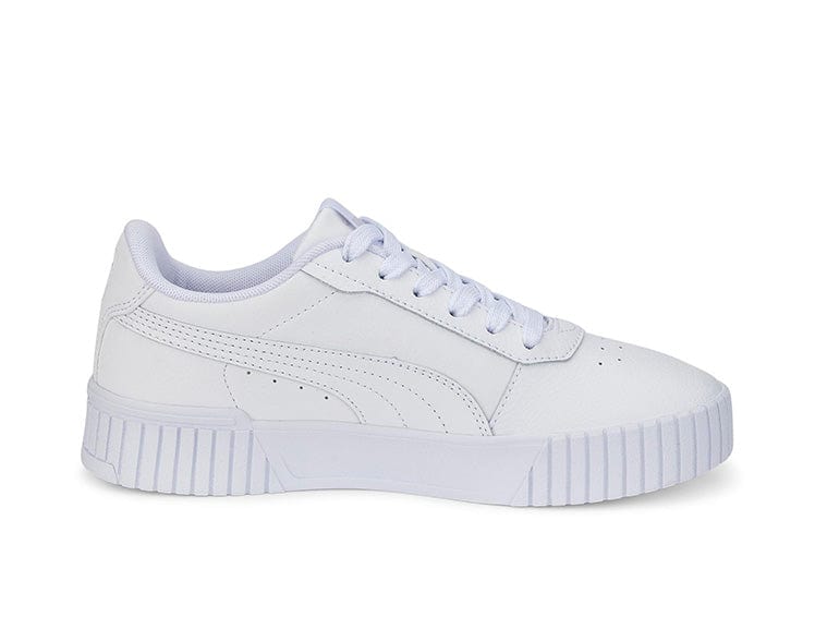 Zapatillas Puma Carina 2.0 Cuero Mujer Mono Blanco - Real Kicks