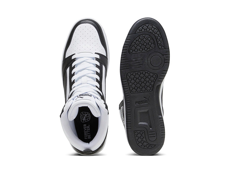 Zapatillas Puma Rebound V6 Cuero Unisex Negro