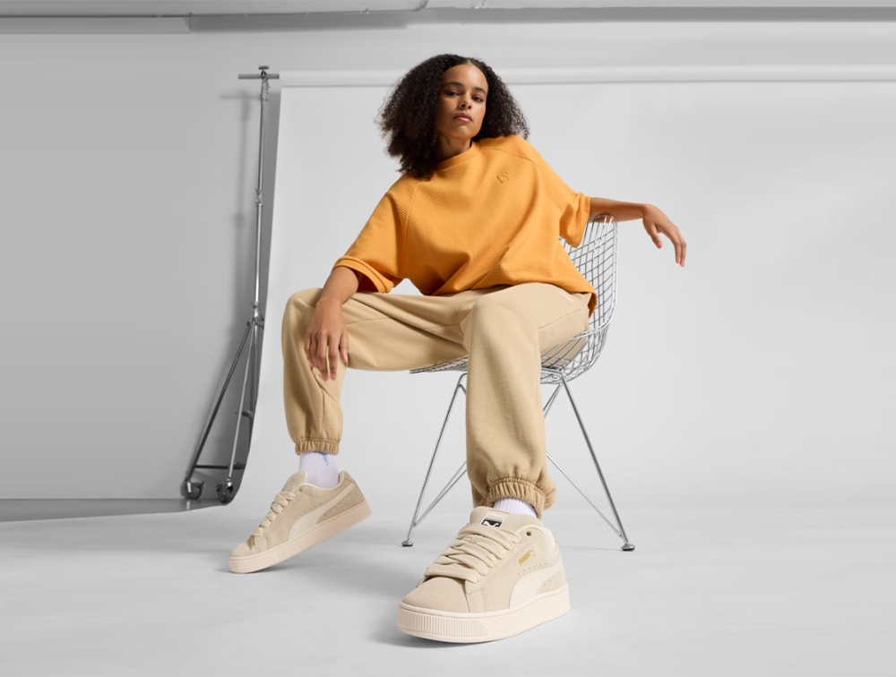 Zapatillas Puma Suede Xl Hombre Beige