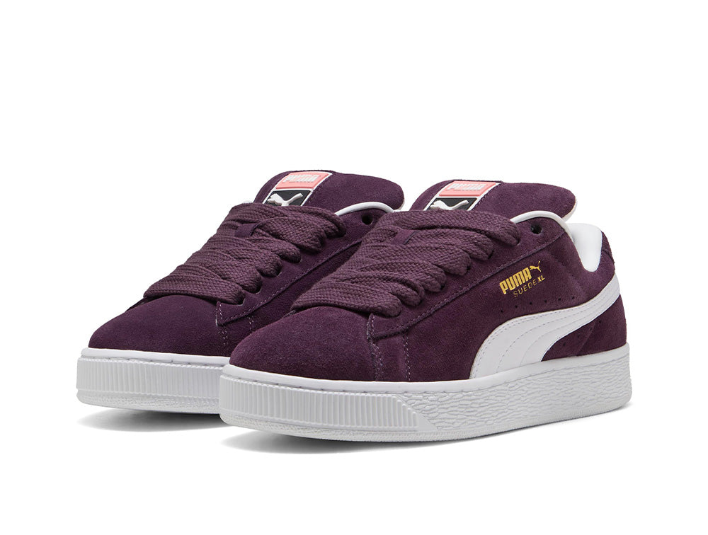 Zapatillas Puma Suede Xl Mujer Burdeo