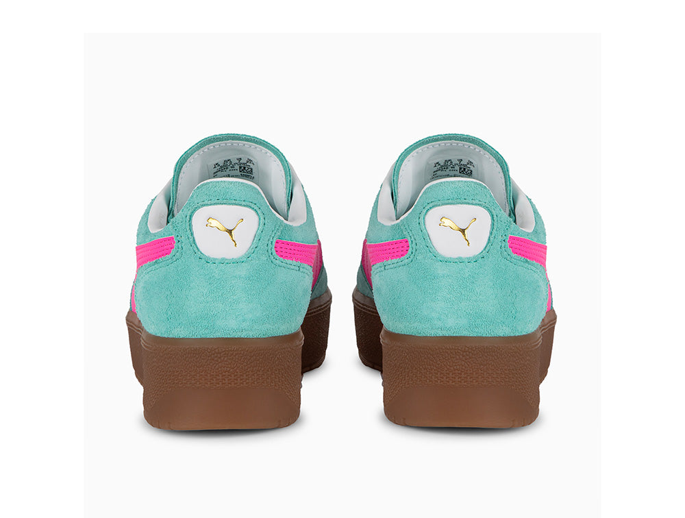 Zapatilla Puma Palermo Elevata Mujer Celeste/Gum