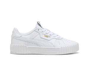 Zapatillas Puma Carina 3.0 Lth Luxe Mujer Blanco