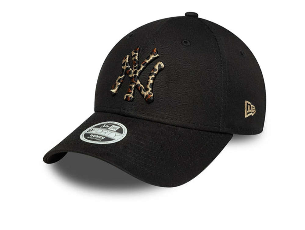 Jockey New Era Mlb 940 New York Yankees Leopard Infill Mujer Negro