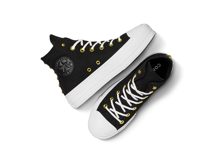 Zapatilla Converse Chuck Taylor Lift Studded Mujer Negro