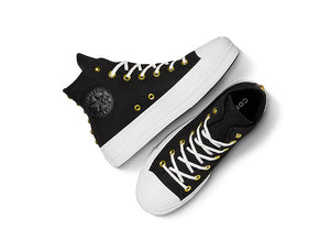 Zapatilla Converse Chuck Taylor Lift Studded Mujer Negro