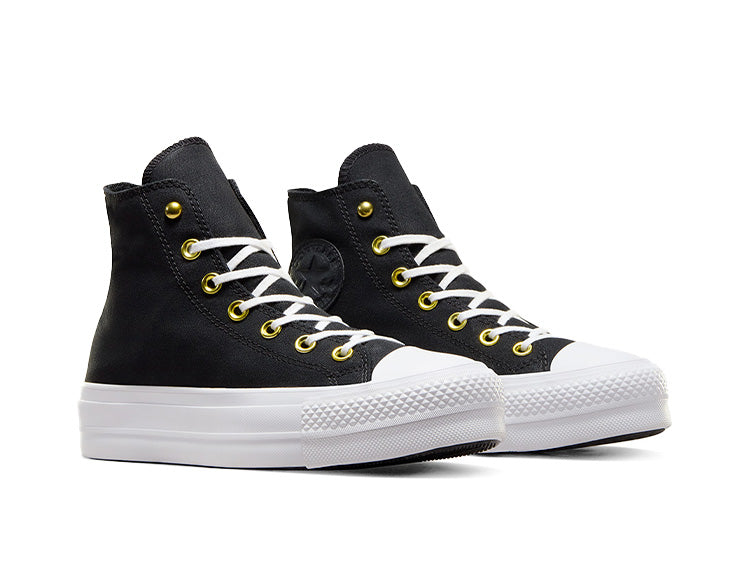 Zapatilla Converse Chuck Taylor Lift Studded Mujer Negro