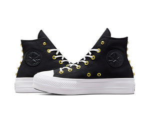 Zapatilla Converse Chuck Taylor Lift Studded Mujer Negro