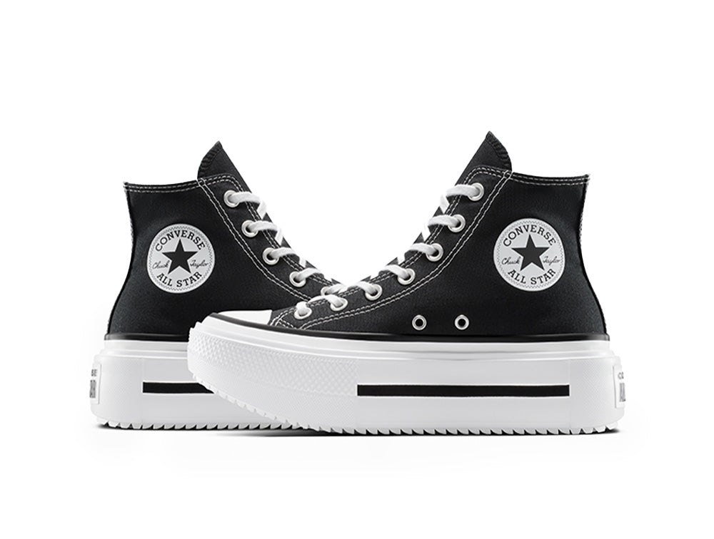 Zapatillas Converse Chuck Taylor Lift Double Stack Mujer Negro