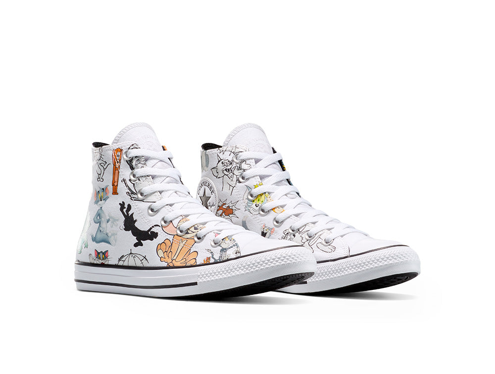 Zapatilla Converse Chuck Taylor Tom y Jerry Unisex Blanco