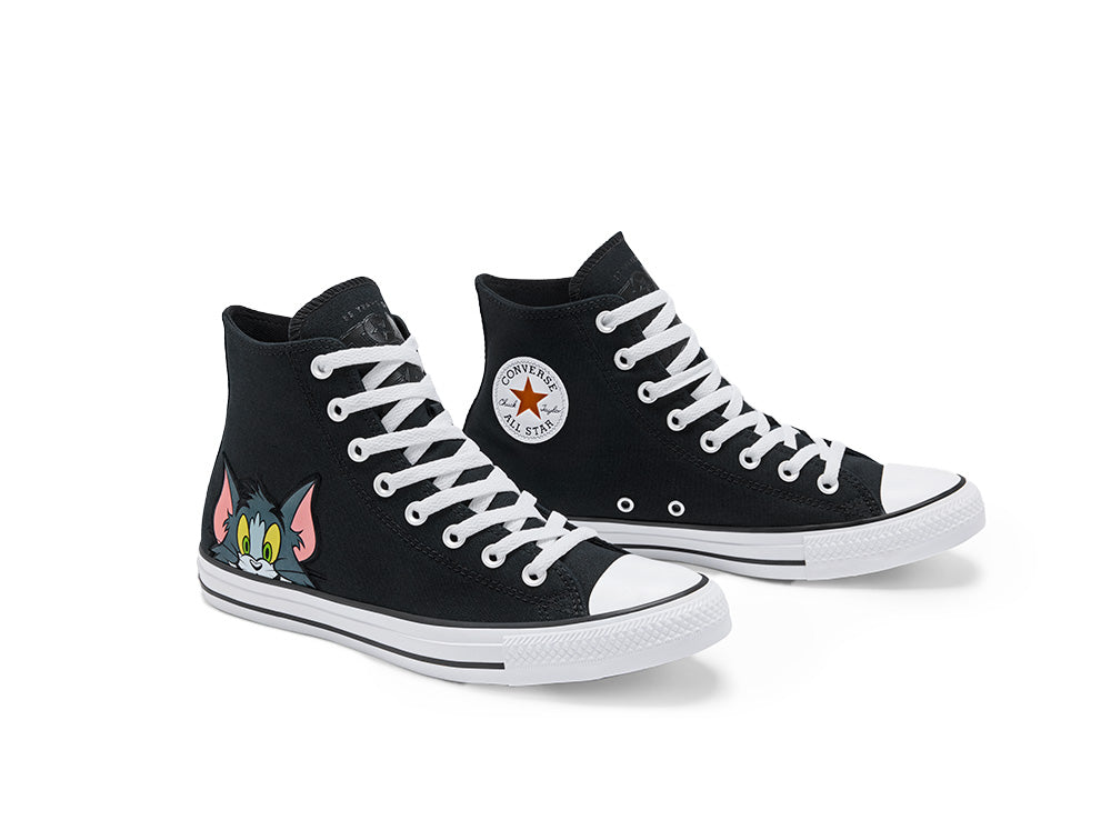 Zapatilla Converse Chuck Taylor Tom y Jerry Unisex Negro