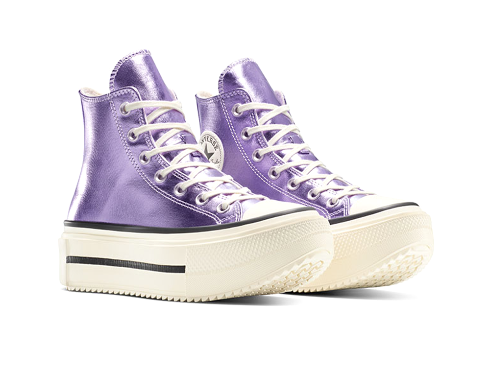 Zapatillas Converse Chuck Taylor Lift Double Stack Mujer Lila