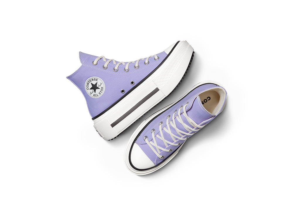 Zapatillas Converse Chuck Taylor Lift Double Stack Mujer Morado
