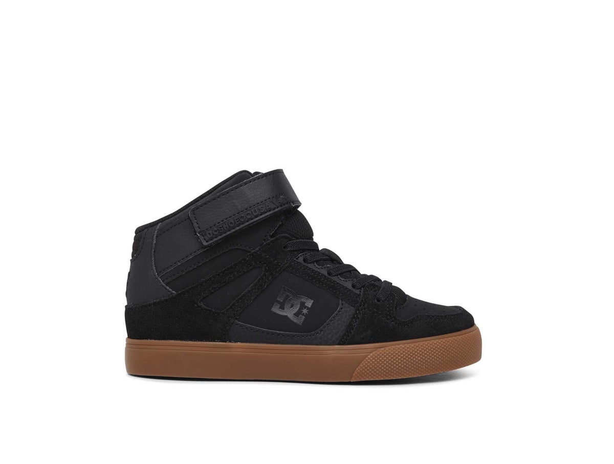 Zapatilla DC Pure Ht Ev Cadete Negro - Suela Gum