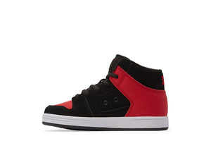 Zapatilla Dc Manteca 4 HI Junior Rojo Negro Blanco