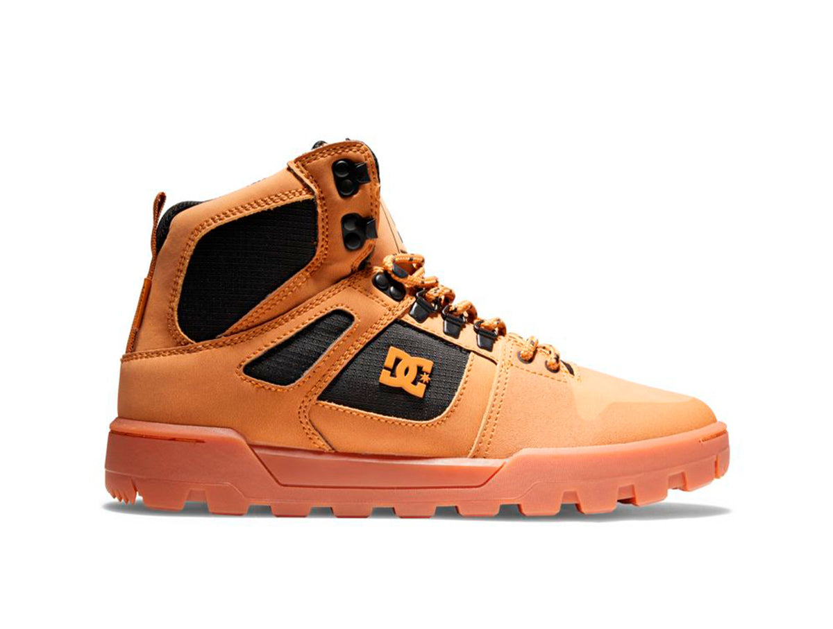 Zapatilla Dc Pure Ht Winter Boots Cuero Hombre Cafe