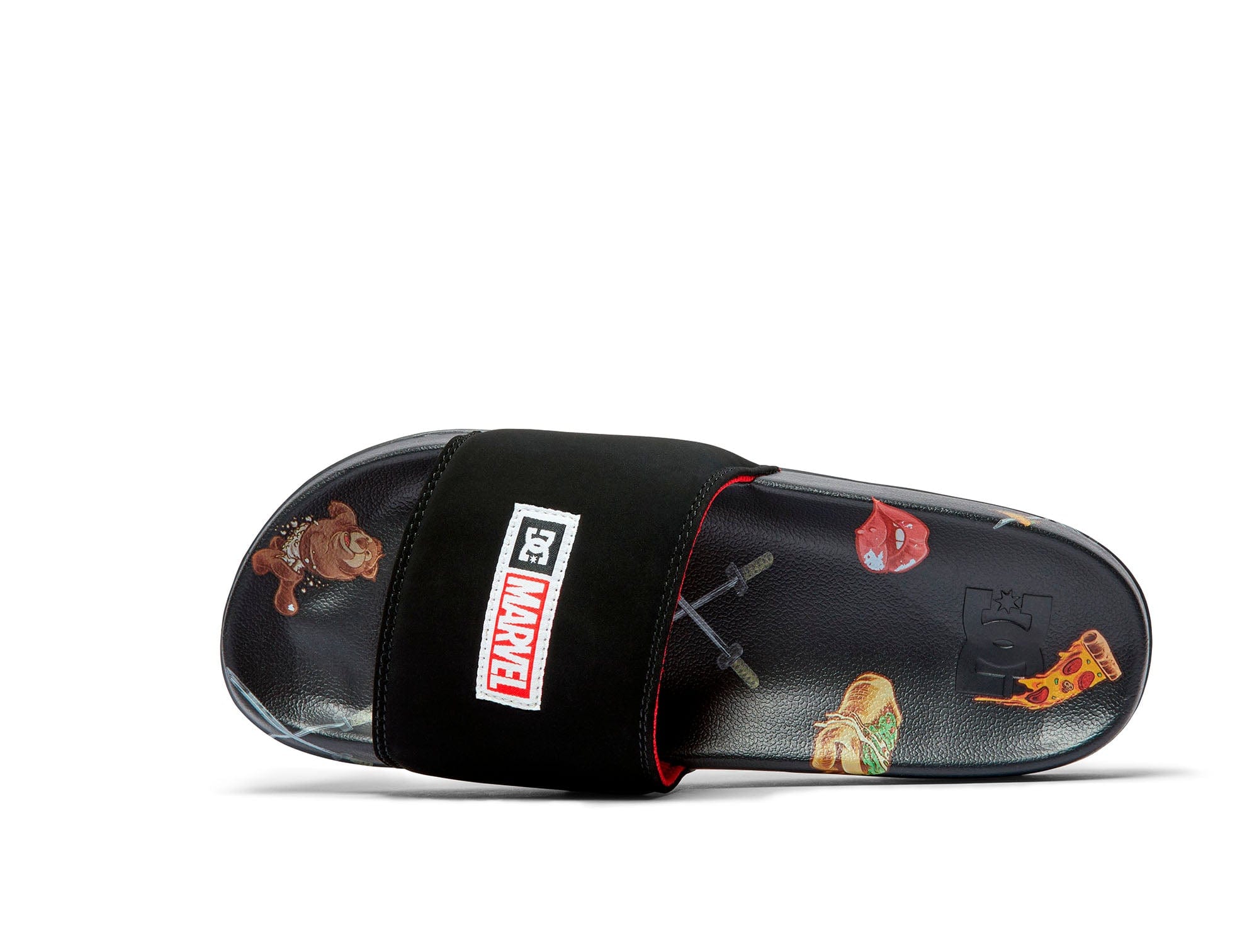 Sandalia DC Slide Deadpool Hombre Negro - Real Kicks