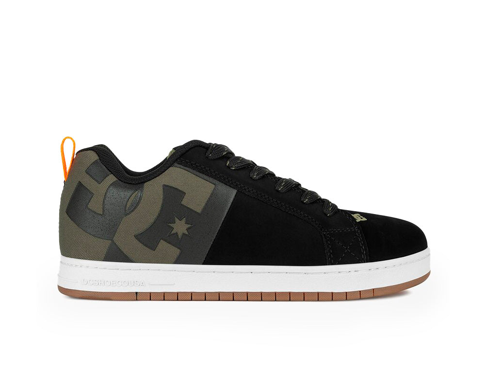 Zapatilla Dc Court Graffik Sq Hombre Negro-Olivo Real Kicks