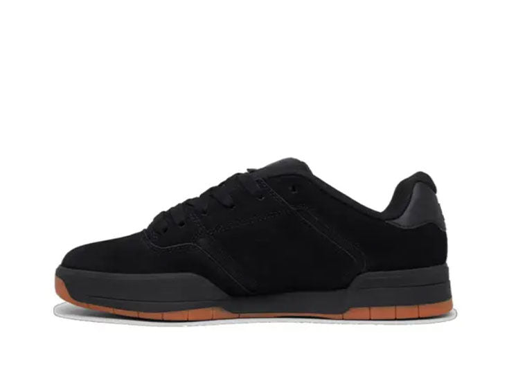 Zapatilla Dc Central Hombre Negro - Suela Negro - Gum