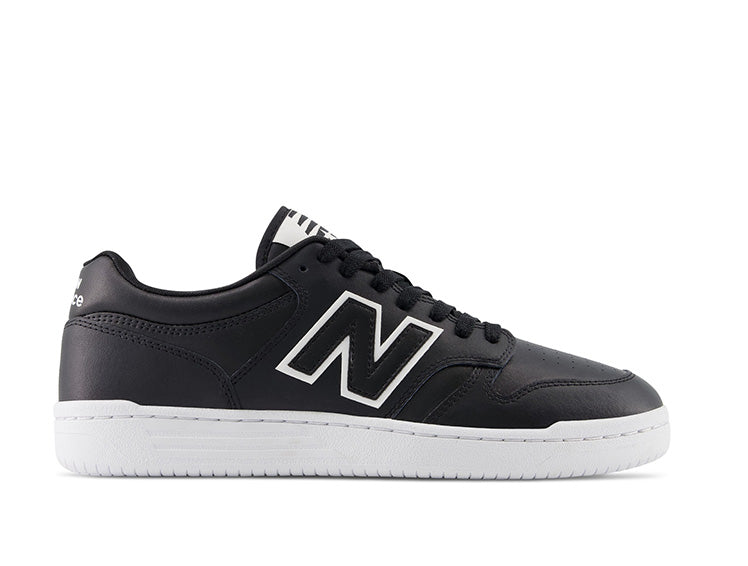 Zapatilla New Balance 480 L Cuero Hombre Negro