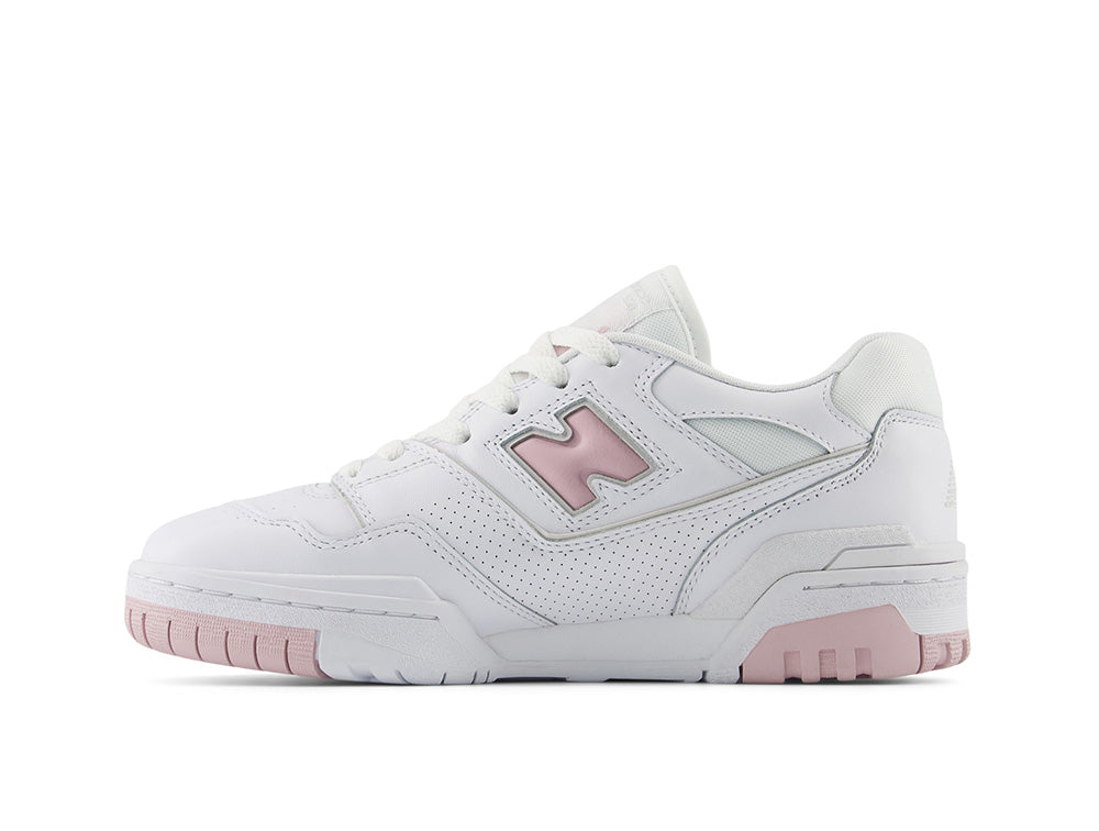 Zapatilla New Balance 550 Mujer Blanco Rosado