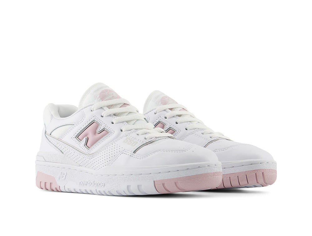 Zapatilla New Balance 550 Mujer Blanco Rosado