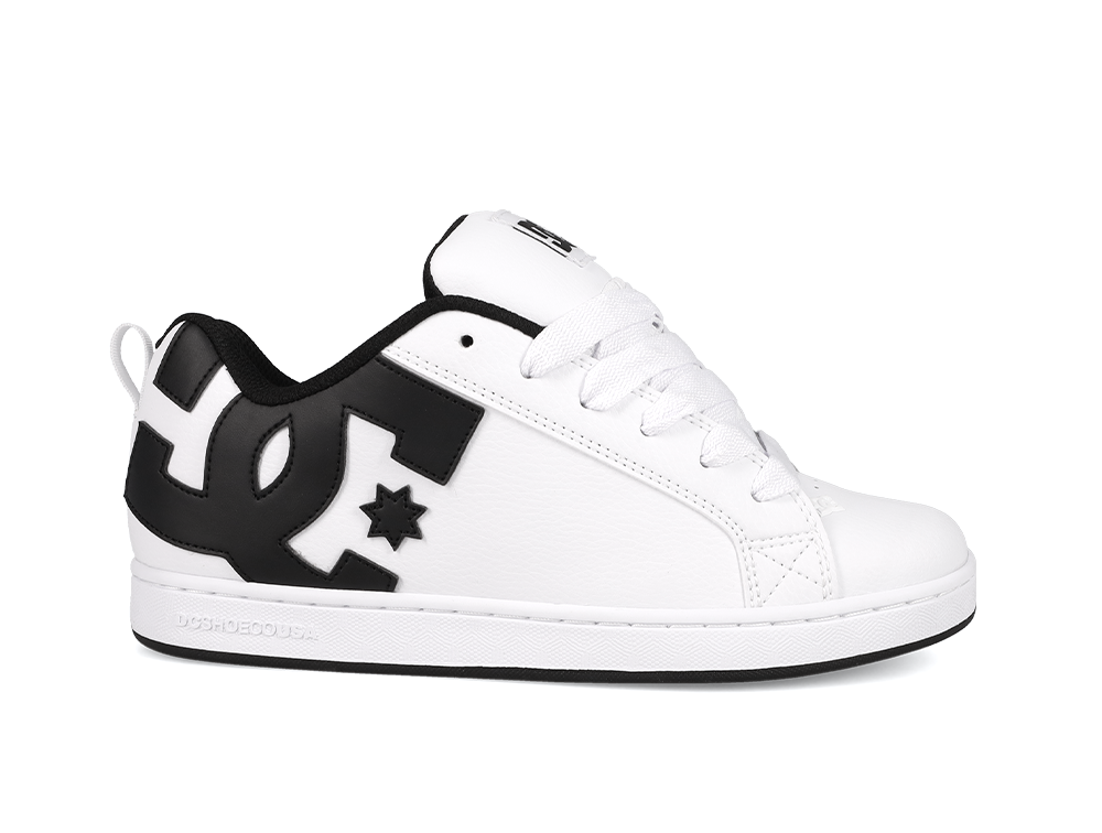 Zapatillas Dc Court Graffik Mujer Blanco