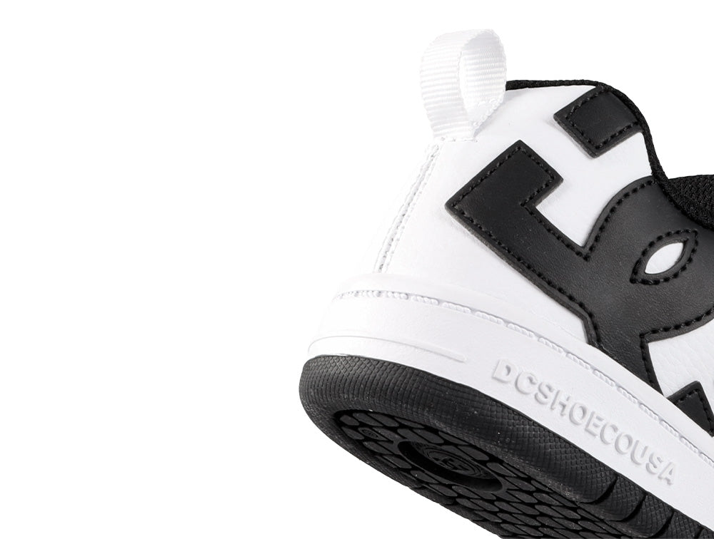 Zapatillas Dc Court Graffik Junior Blanco