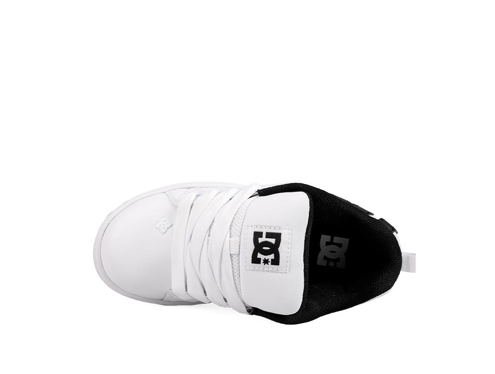 Zapatillas Dc Court Graffik Junior Blanco