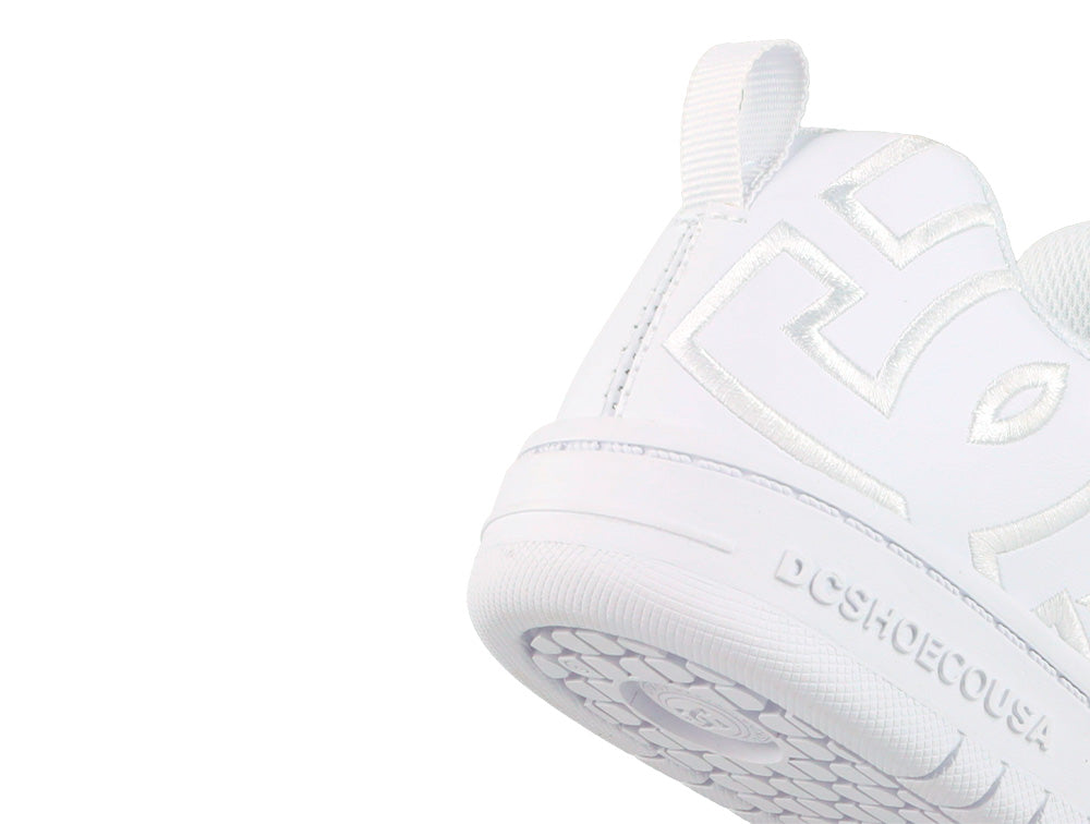 Zapatillas Dc Court Graffik Junior Blanco