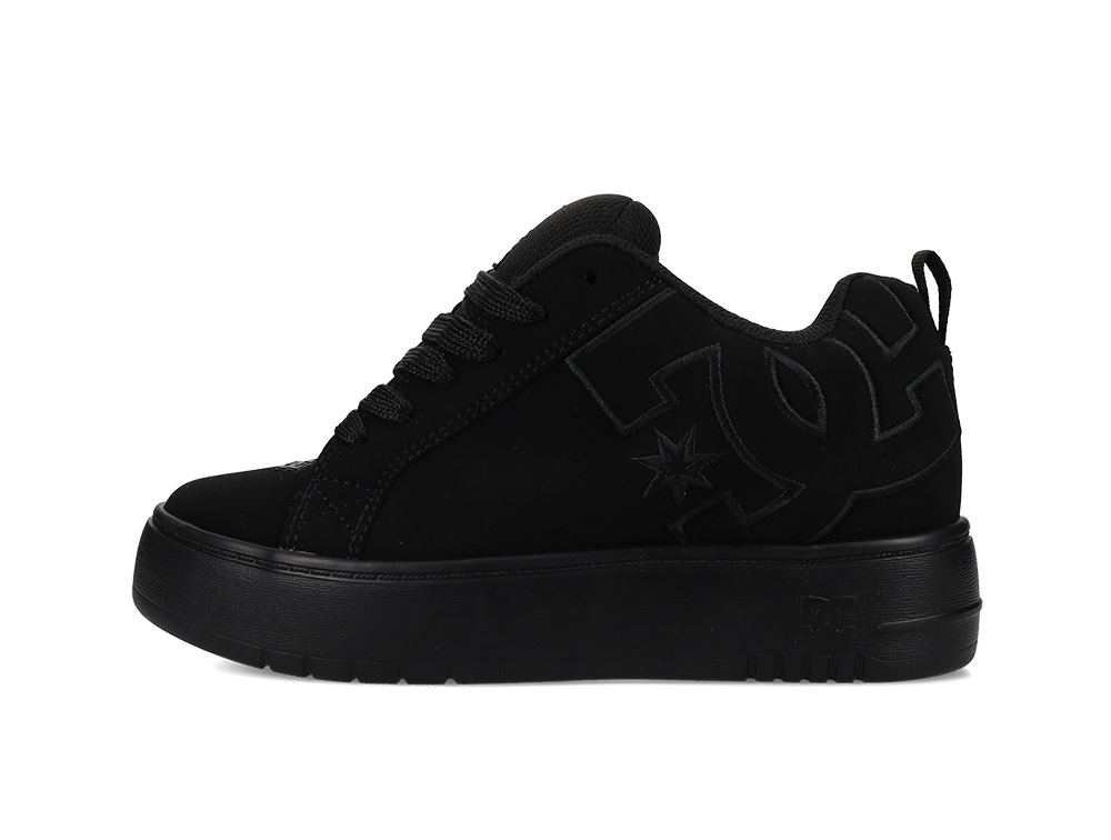 Zapatillas Dc Court Graffik Plataforma Mujer Mono Negro