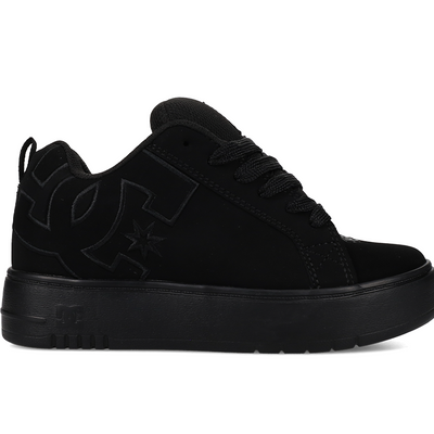 Zapatillas Dc Court Graffik Plataforma Mujer Mono Negro