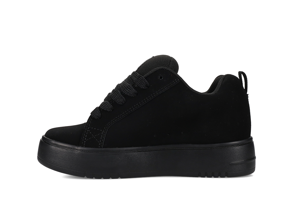 Zapatillas Dc Court Graffik Plataforma Mujer Mono Negro