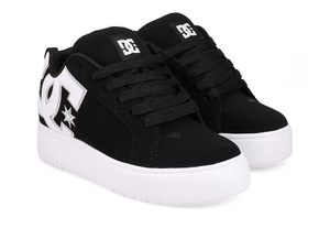 Zapatillas Dc Court Graffik Plataforma Mujer Negro