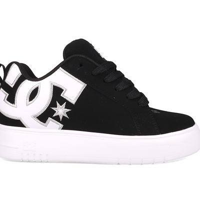 Zapatillas Dc Court Graffik Plataforma Mujer Negro