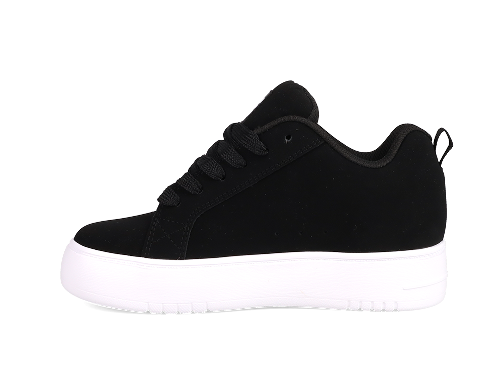 Zapatillas Dc Court Graffik Plataforma Mujer Negro