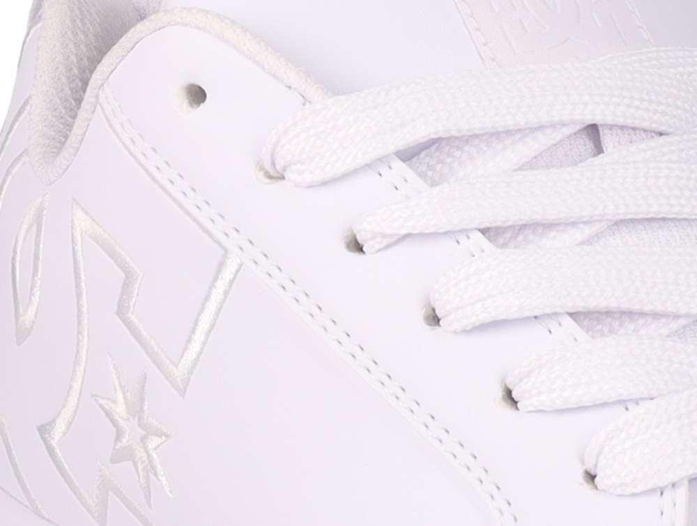 Zapatillas Dc Court Graffik Plataforma Mujer Blanco