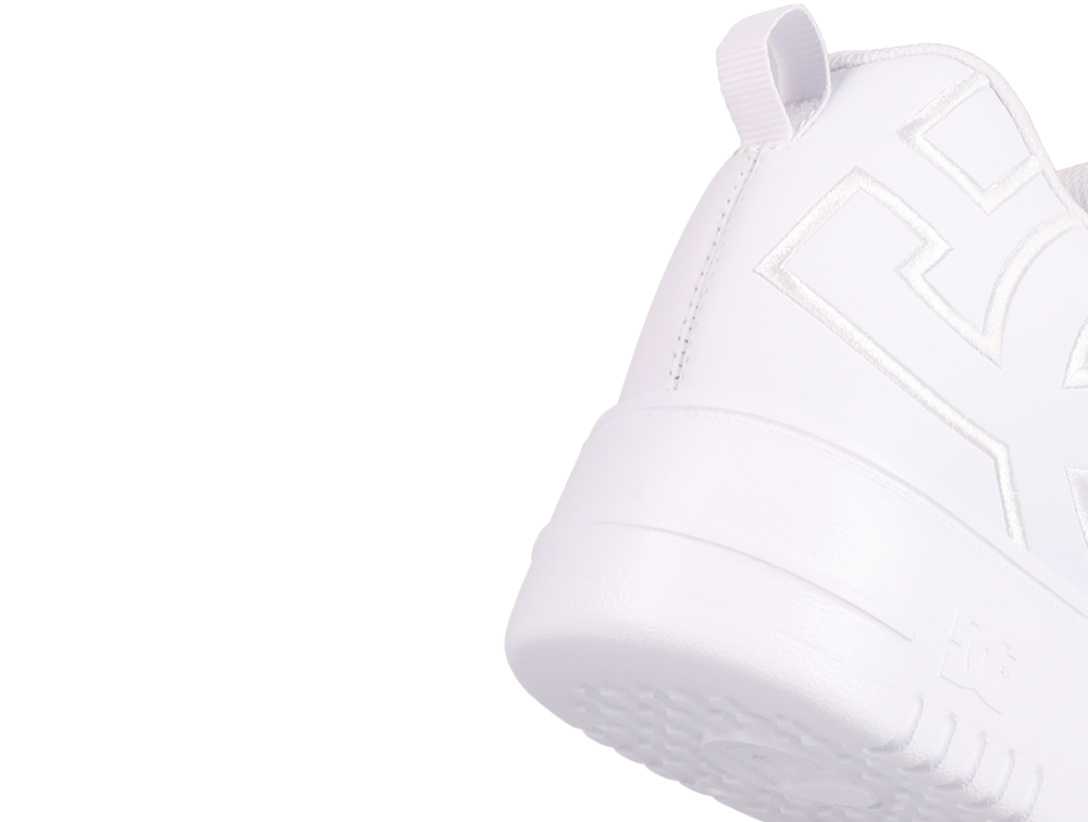 Zapatillas Dc Court Graffik Plataforma Mujer Blanco