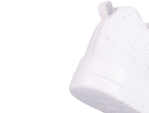 Zapatillas Dc Court Graffik Plataforma Mujer Blanco