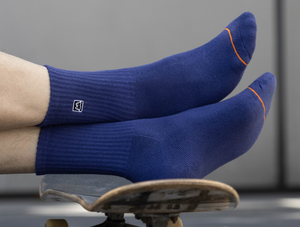 Calcetin Gangsta Mid Icon Unisex Purpura