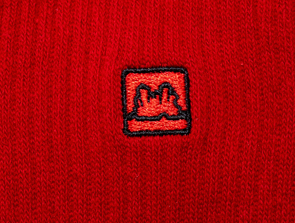 Calcetin Gangsta Mid Icon Unisex Rojo