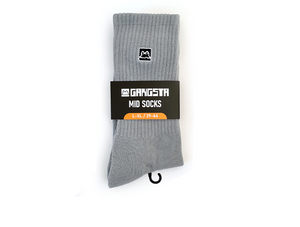 Calcetin Gangsta Mid Icon Unisex Gris
