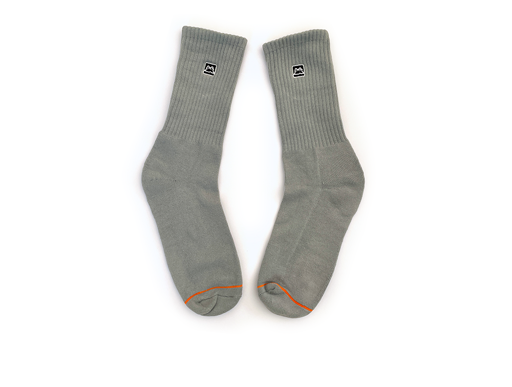 Calcetin Gangsta Mid Icon Unisex Gris