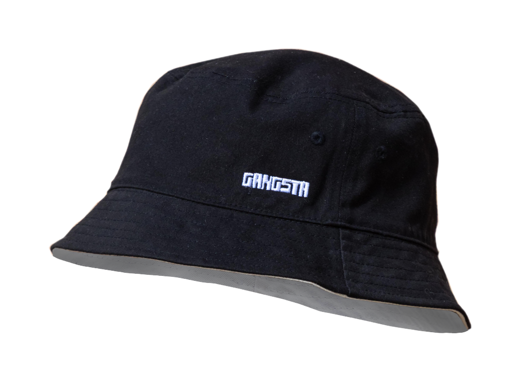 Bucket Gangsta Reversible Unisex Negro